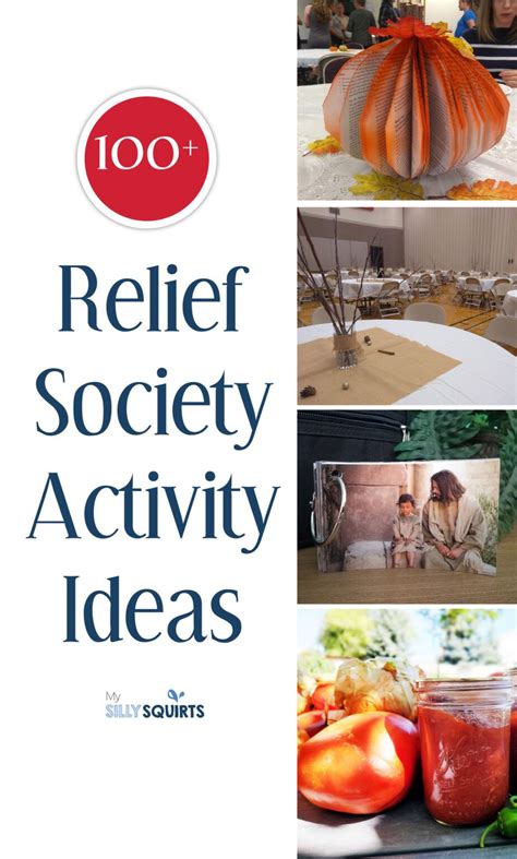 100+ LDS Relief Society Activity Ideas for your ward or branch.
